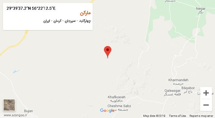 روستای مارکن بر روی نقشه