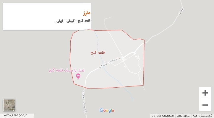 دهستان مارز بر روی نقشه
