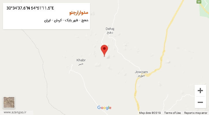 روستای مدوارارجنو بر روی نقشه