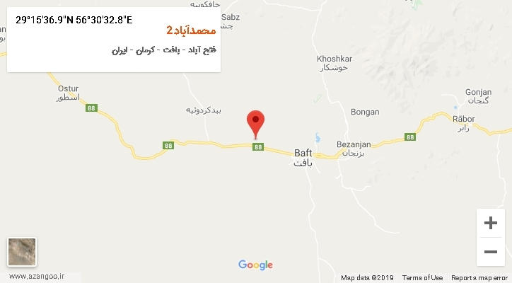 روستای محمدآباد2 بر روی نقشه
