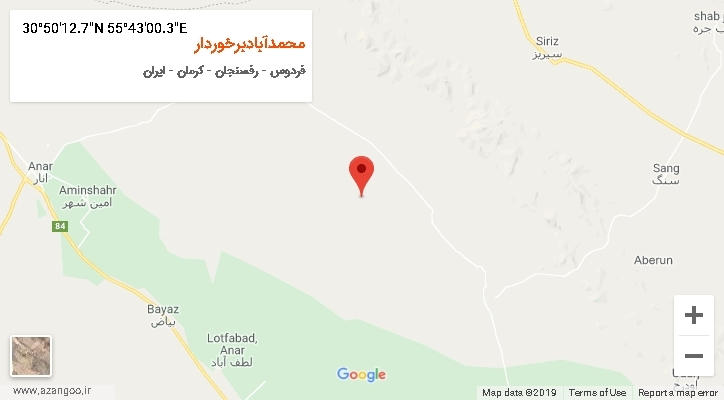 روستای محمدآبادبرخوردار بر روی نقشه