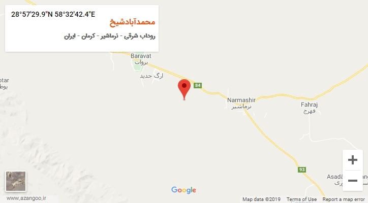 روستای محمدآبادشیخ بر روی نقشه
