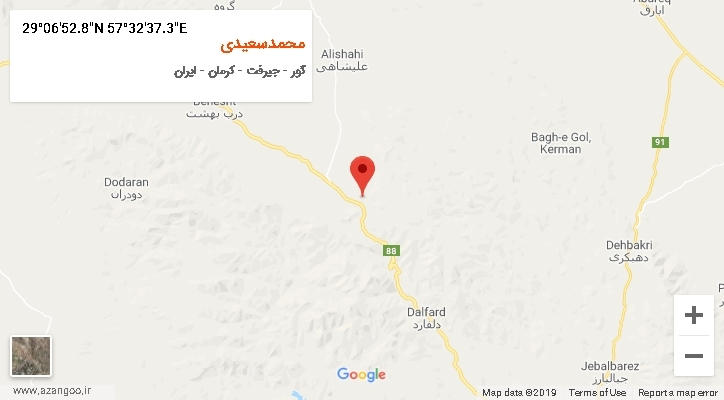 روستای محمدسعیدی بر روی نقشه
