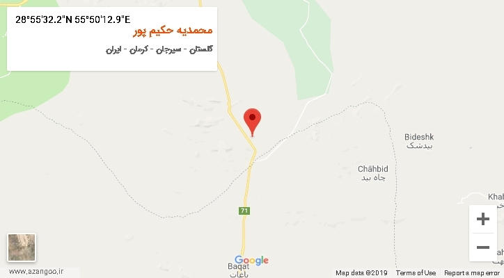 روستای محمدیه حکیم پور بر روی نقشه