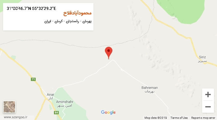 روستای محمودآبادفلاح بر روی نقشه
