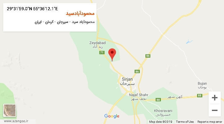 روستای محمودآبادسید بر روی نقشه