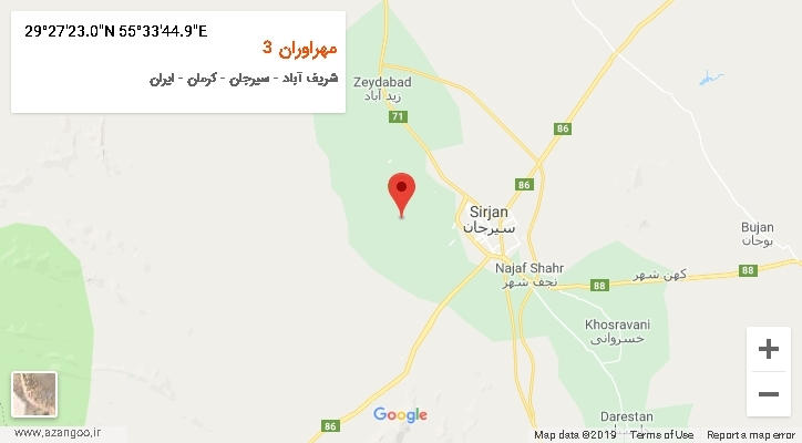 روستای مهراوران 3 بر روی نقشه