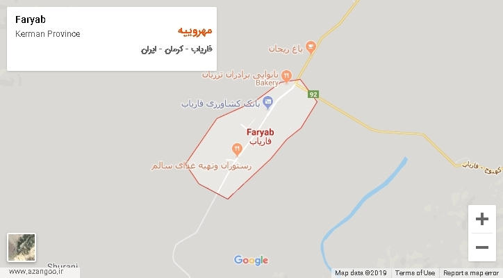 دهستان مهروییه بر روی نقشه