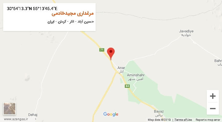روستای مرغداری مجیدخادمی بر روی نقشه