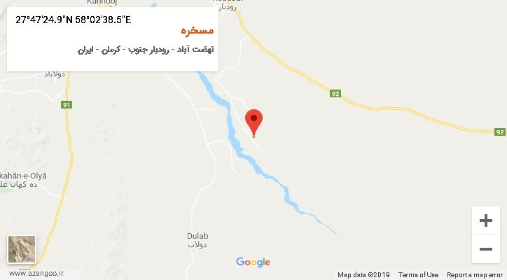 روستای مسخره بر روی نقشه