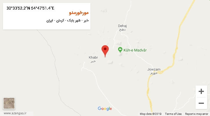روستای مورخورمدو بر روی نقشه