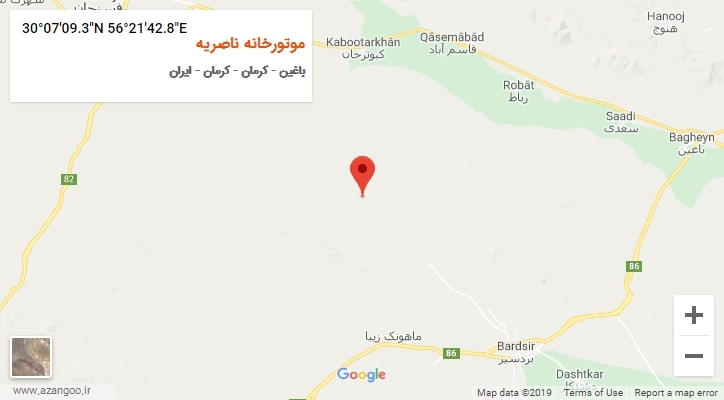 روستای موتورخانه ناصریه بر روی نقشه