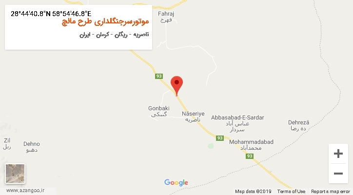 روستای موتورسرجنگلداری طرح مالچ بر روی نقشه