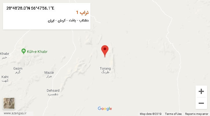 روستای نراب 1 بر روی نقشه