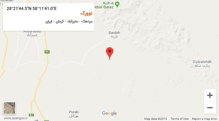 روستای نوورک بر روی نقشه