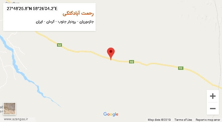 روستای رحمت آبادکتکی بر روی نقشه
