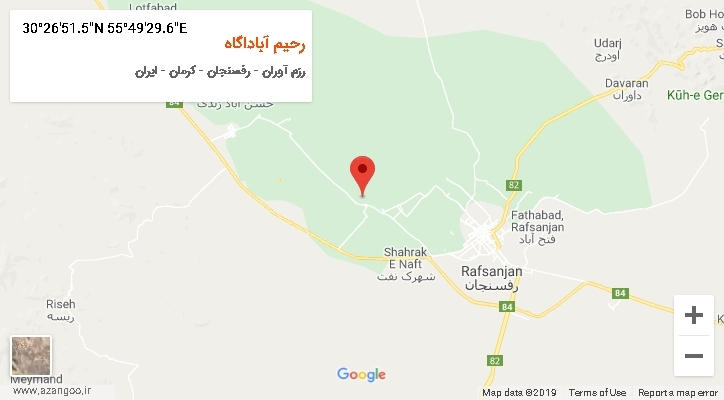 روستای رحیم آباداگاه بر روی نقشه