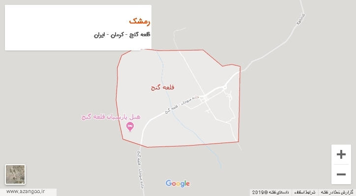 دهستان رمشک بر روی نقشه