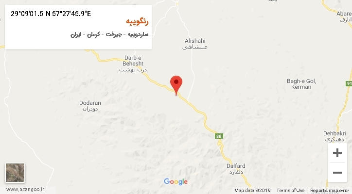 روستای رنگوییه بر روی نقشه