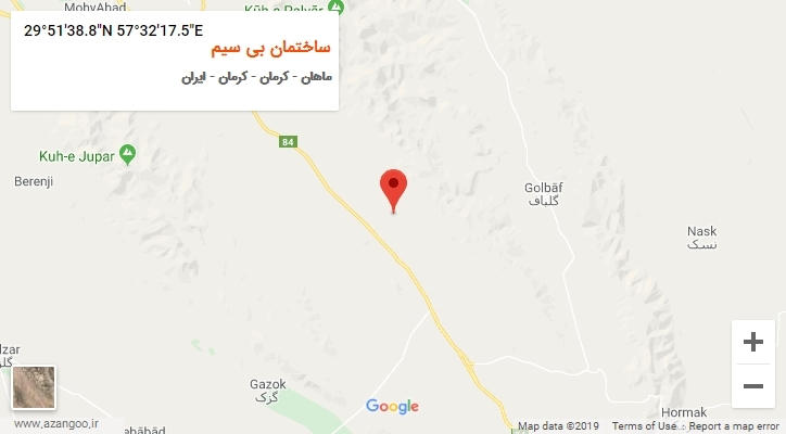 روستای ساختمان بی سیم بر روی نقشه