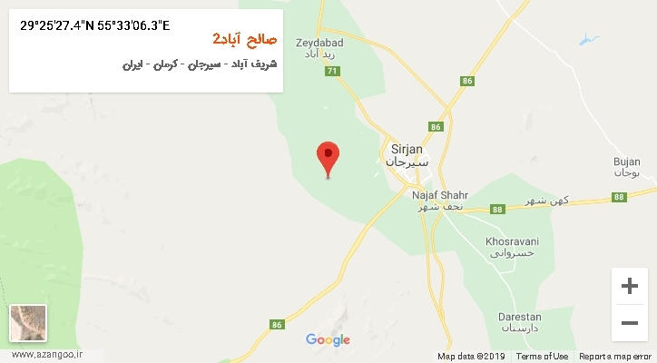 روستای صالح آباد2 بر روی نقشه