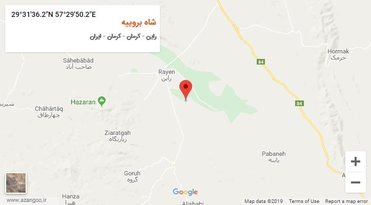 روستای شاه بروییه بر روی نقشه