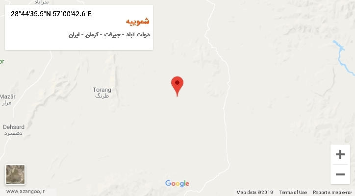روستای شموییه بر روی نقشه