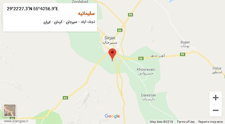 روستای سلیمانیه بر روی نقشه