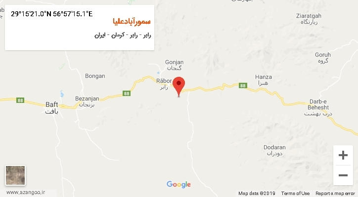 روستای سمورآبادعلیا بر روی نقشه