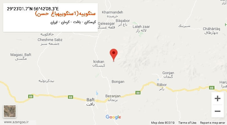 روستای سنگوییه(1سنگوییهباغ حسن) بر روی نقشه