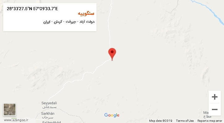 روستای سنگوییه بر روی نقشه