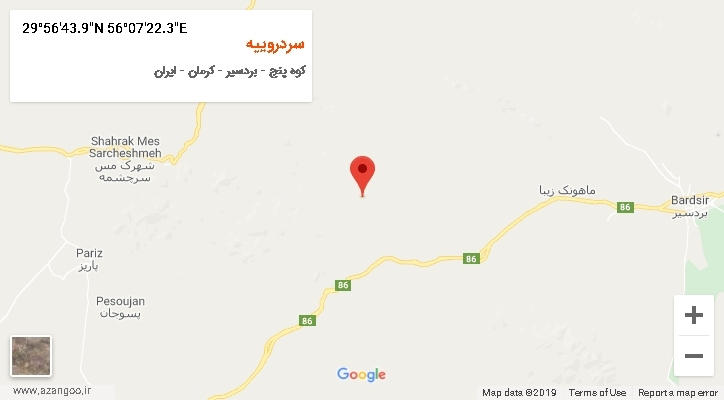 روستای سردروییه بر روی نقشه