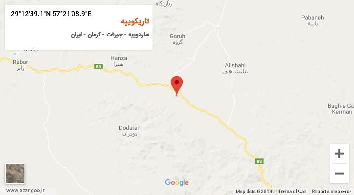 روستای تاریکوییه بر روی نقشه