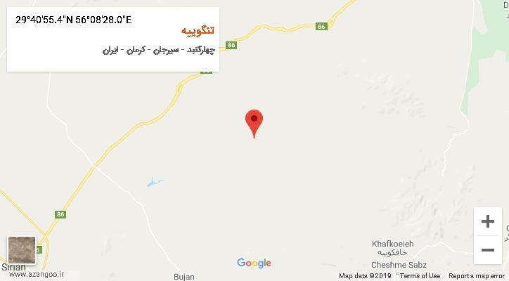 روستای تنگوییه بر روی نقشه