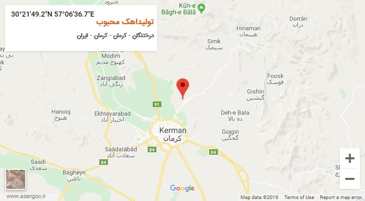 روستای تولیداهک محبوب بر روی نقشه