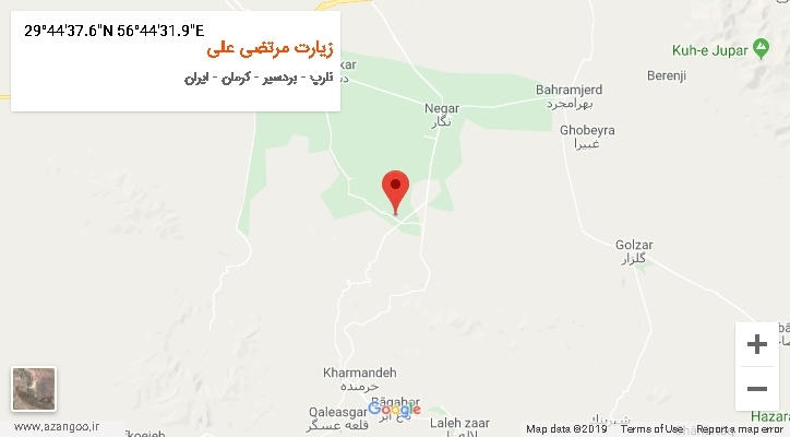روستای زیارت مرتضی علی بر روی نقشه
