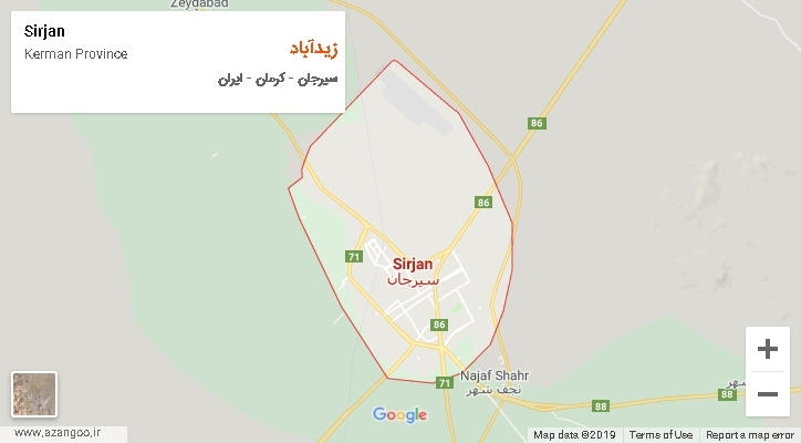 دهستان زیدآباد بر روی نقشه