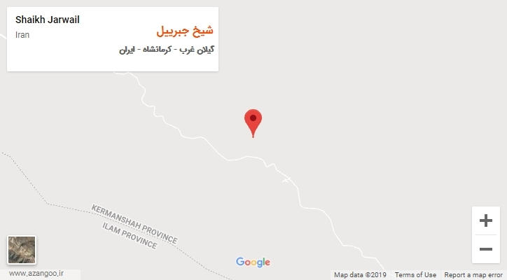شهر شیخ جبرییل بر روی نقشه