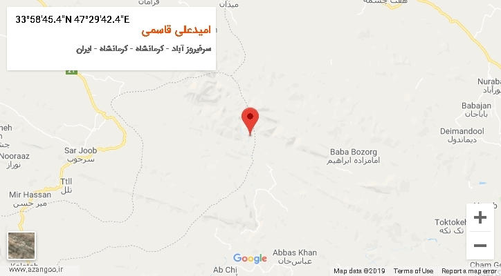 روستای امیدعلی قاسمی بر روی نقشه