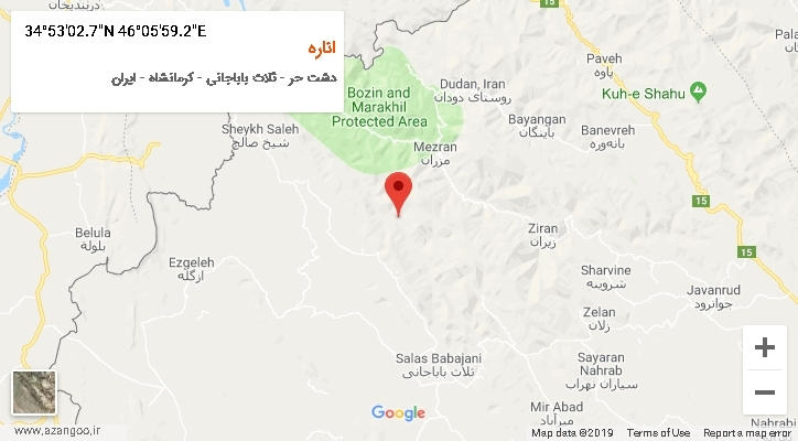 روستای اناره بر روی نقشه