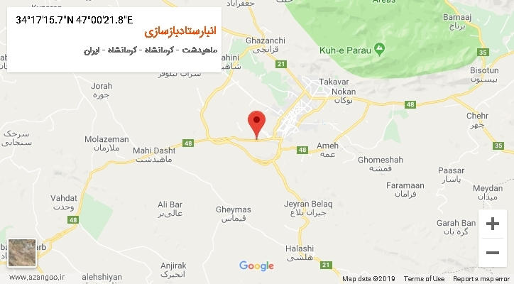 روستای انبارستادبازسازی بر روی نقشه