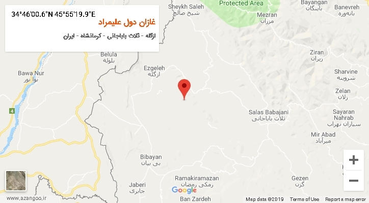 روستای غازان دول علیمراد بر روی نقشه