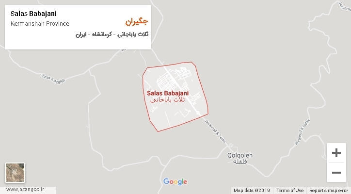 دهستان جگیران بر روی نقشه