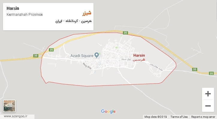 دهستان شیزر بر روی نقشه