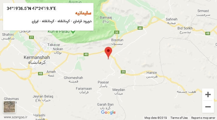 روستای سلیمانیه بر روی نقشه