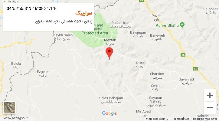 روستای سواربیگ بر روی نقشه