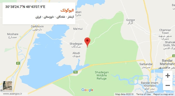 روستای البوگولک بر روی نقشه