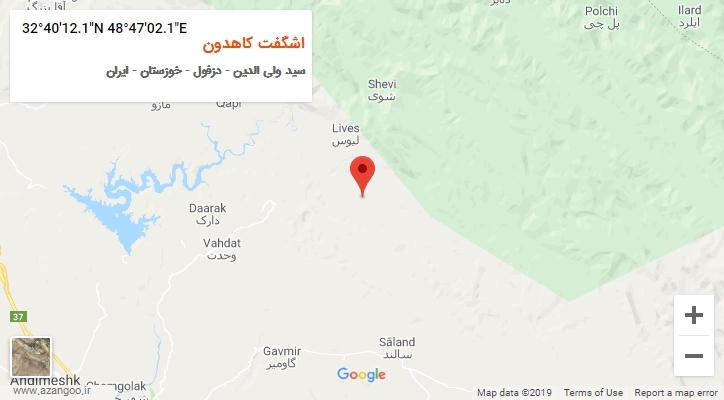 روستای اشگفت کاهدون بر روی نقشه
