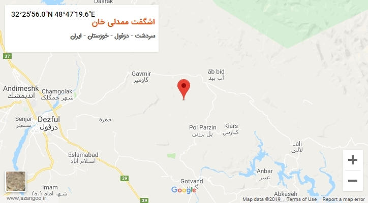 روستای اشگفت ممدلی خان بر روی نقشه