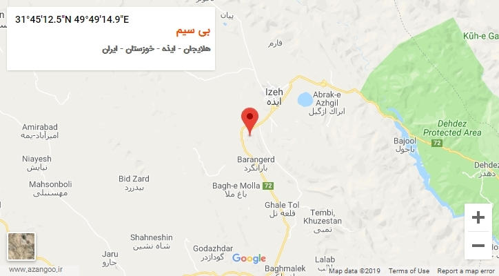 روستای بی سیم بر روی نقشه